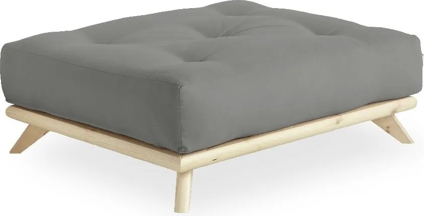 Senza Natural Clear/Grey lábtartó - Karup Design