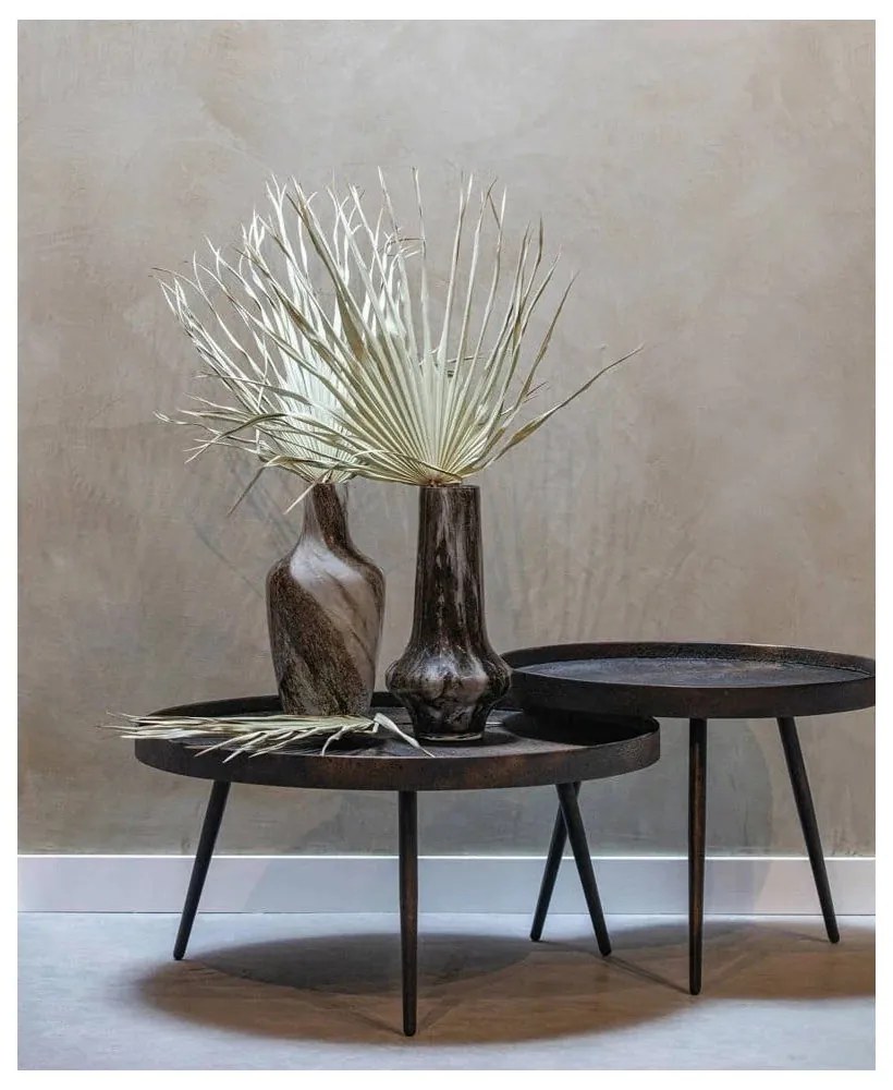 Fekete kerek dohányzóasztal ø 58 cm Bounds – WOOOD