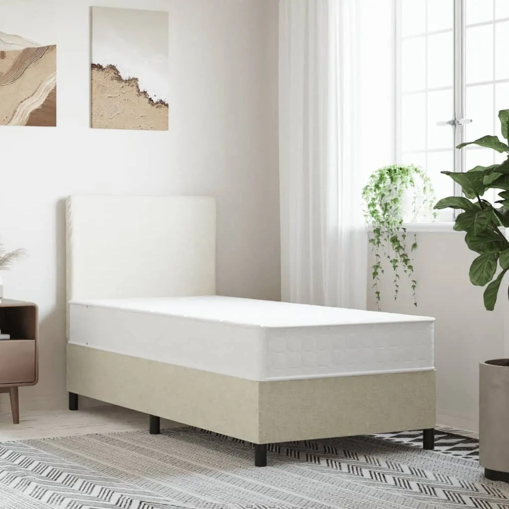 vidaXL közepes keménységű egyszemélyes zsebrugós matrac 90 x 190 cm