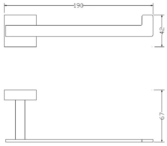 OMNIRES 8151BCR - WC-papír tartó LIFT fényezett króm
