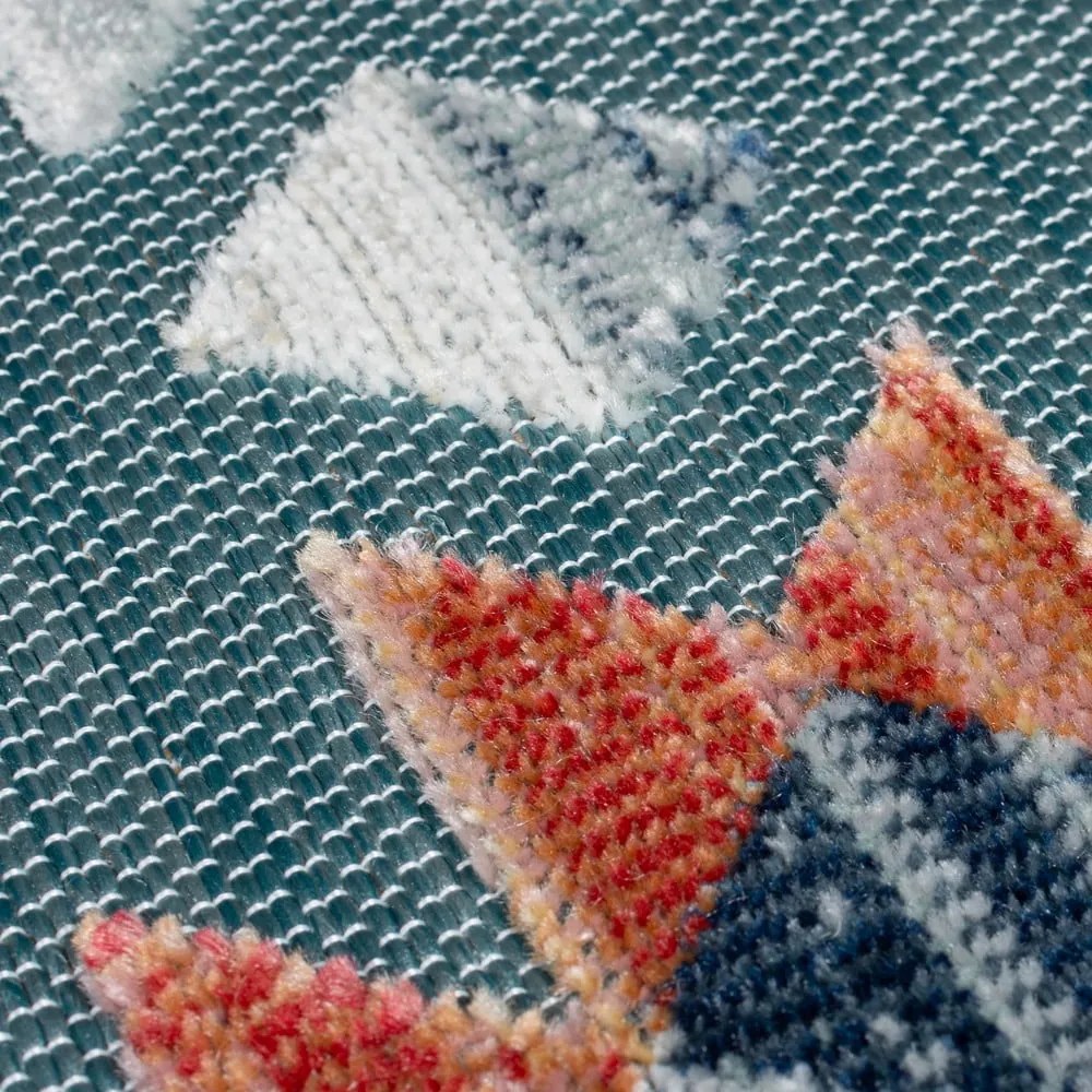 Kék kültéri-beltéri szőnyeg 120x170 cm Avery Blue – Flair Rugs