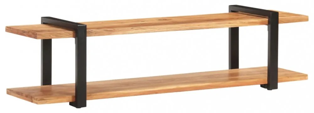 tömör akácfa TV-szekrény 160 x 40 x 40 cm