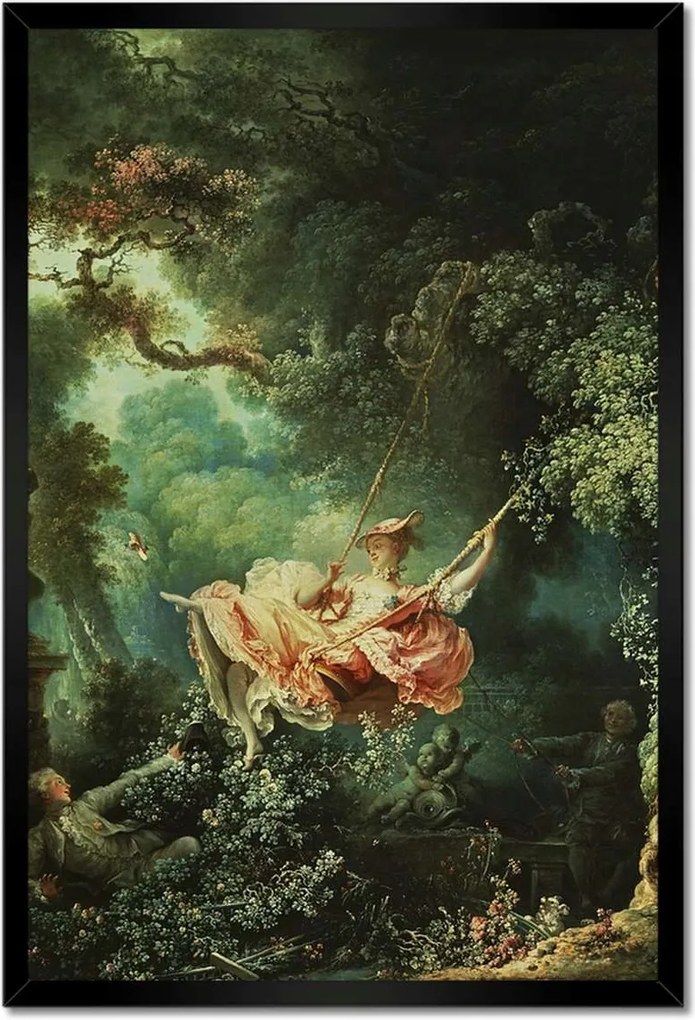 Poszterek keretben 40x60 Fragonard hinta
