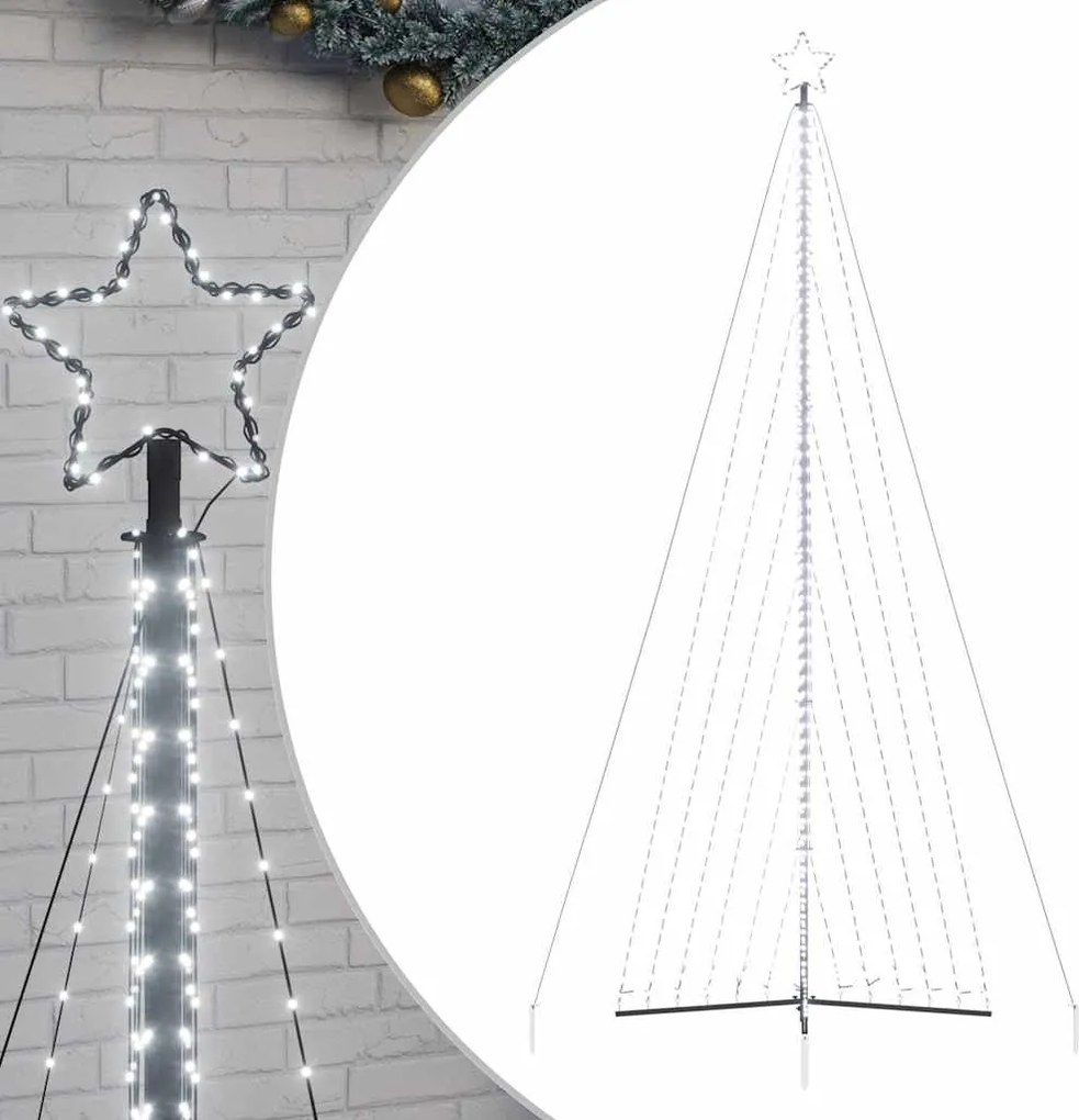 vidaXL meleg fehér LED karácsonyfa 789 LED 476 cm