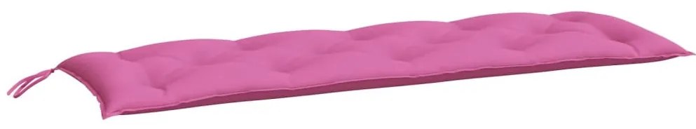 rózsaszín oxford szövet kerti padpárna 150 x 50 x 7 cm