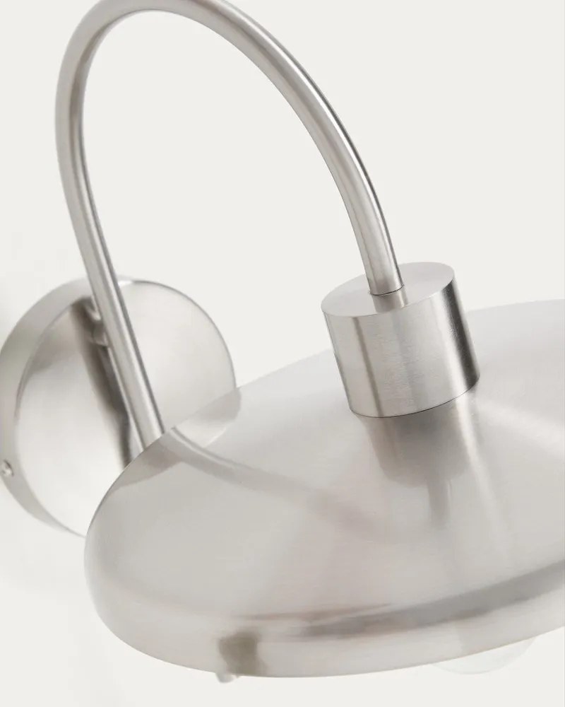 Ezüstszínű fali lámpa ø 27 cm Nuvira – Kave Home