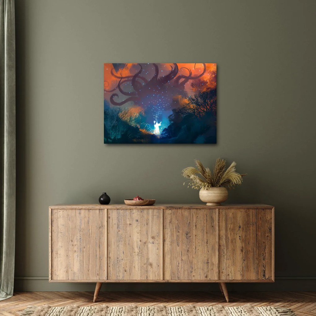 Kép - mágikus varázsló (70x50 cm)