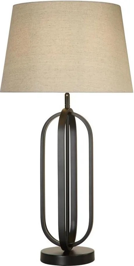 Searchlight EU91101NA - CHIC asztali lámpa 1xE27/60W/230V krémszínű