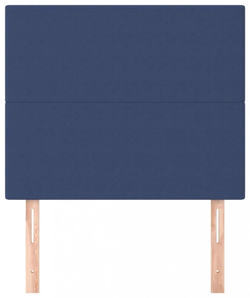 kék szövet fejtámla 100 x 5 x 118/128 cm