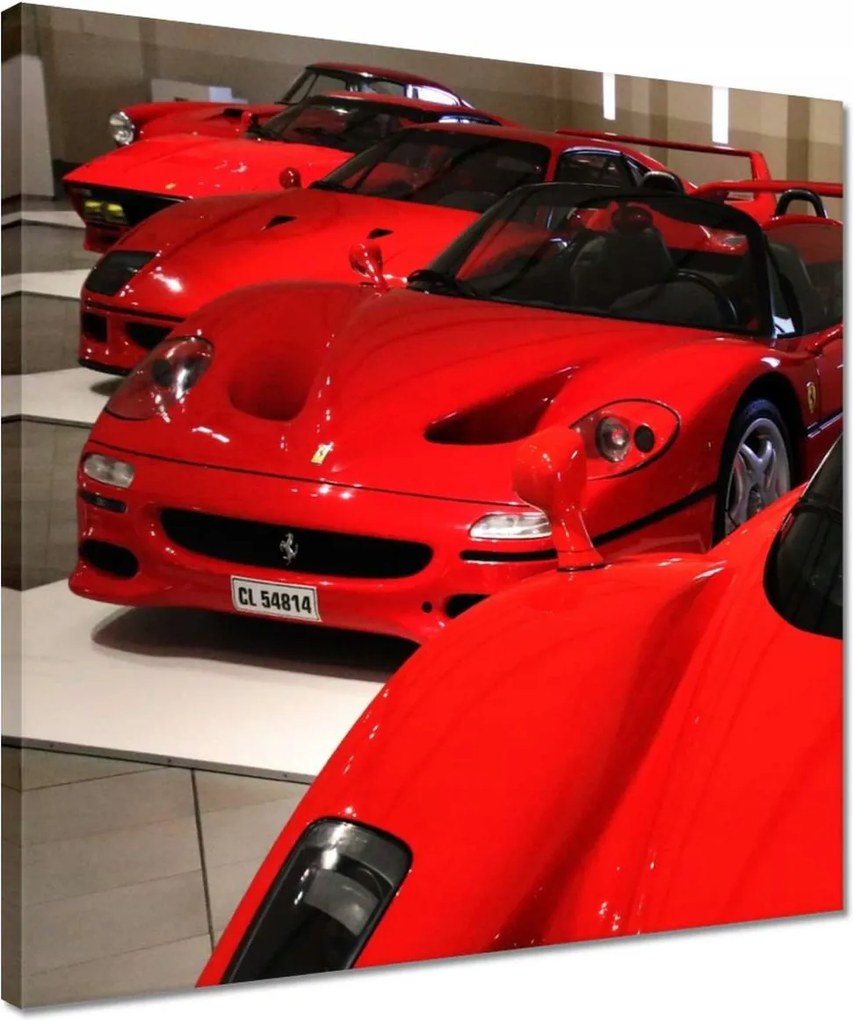Vászonkép 40x40 Piros Ferrari