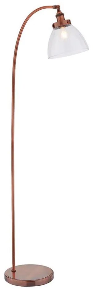 Endon 77862 - Állólámpa HANSEN 1xE27/40W/230V réz