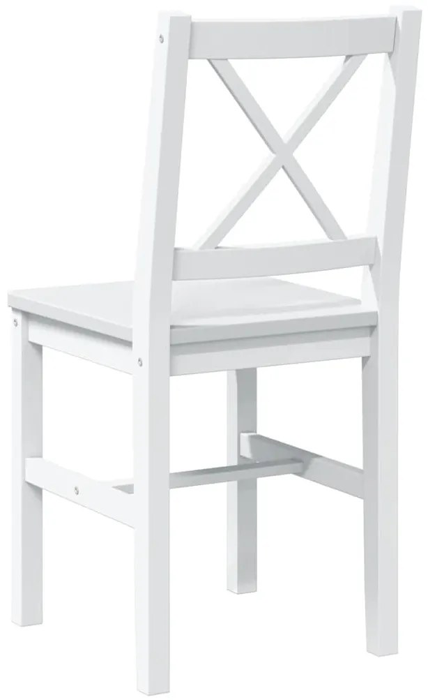 5 darabos fehér étkezőgarnitúra