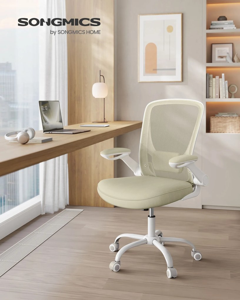 Ergonomikus irodai szék zabpehely-bézs színben