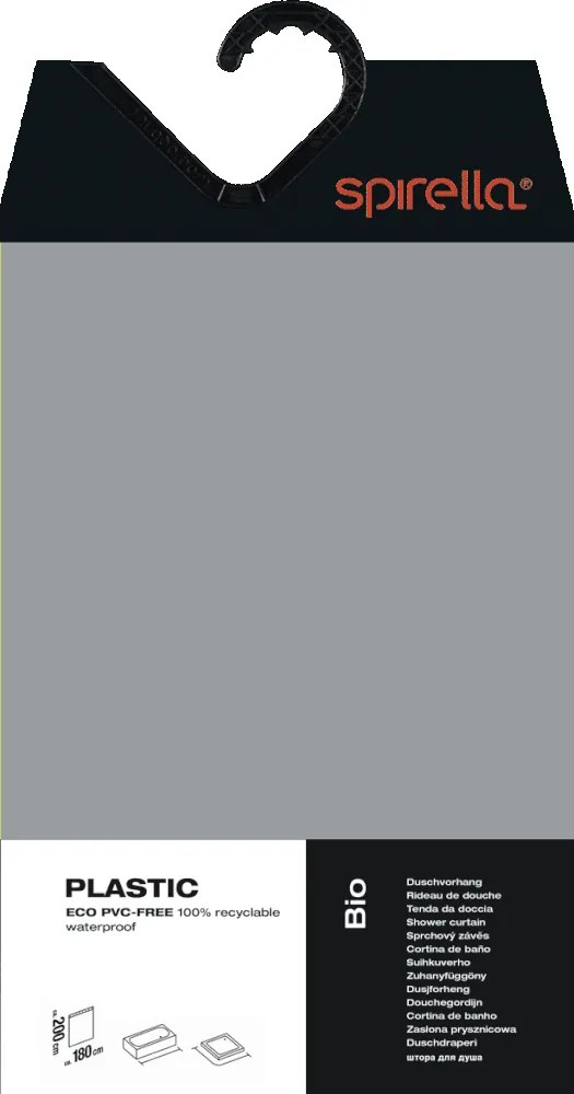Zuhanyfüggöny 180x200 cm Bio – Spirella