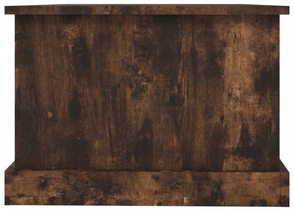füstös tölgy színű szerelt fa dohányzóasztal 90x50x35 cm