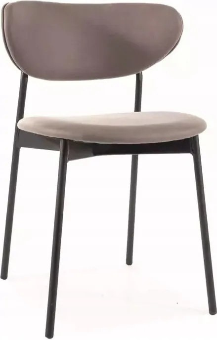 Bézs kárpitozott szék étkezőbe, konyhába, nappaliba modern Dan