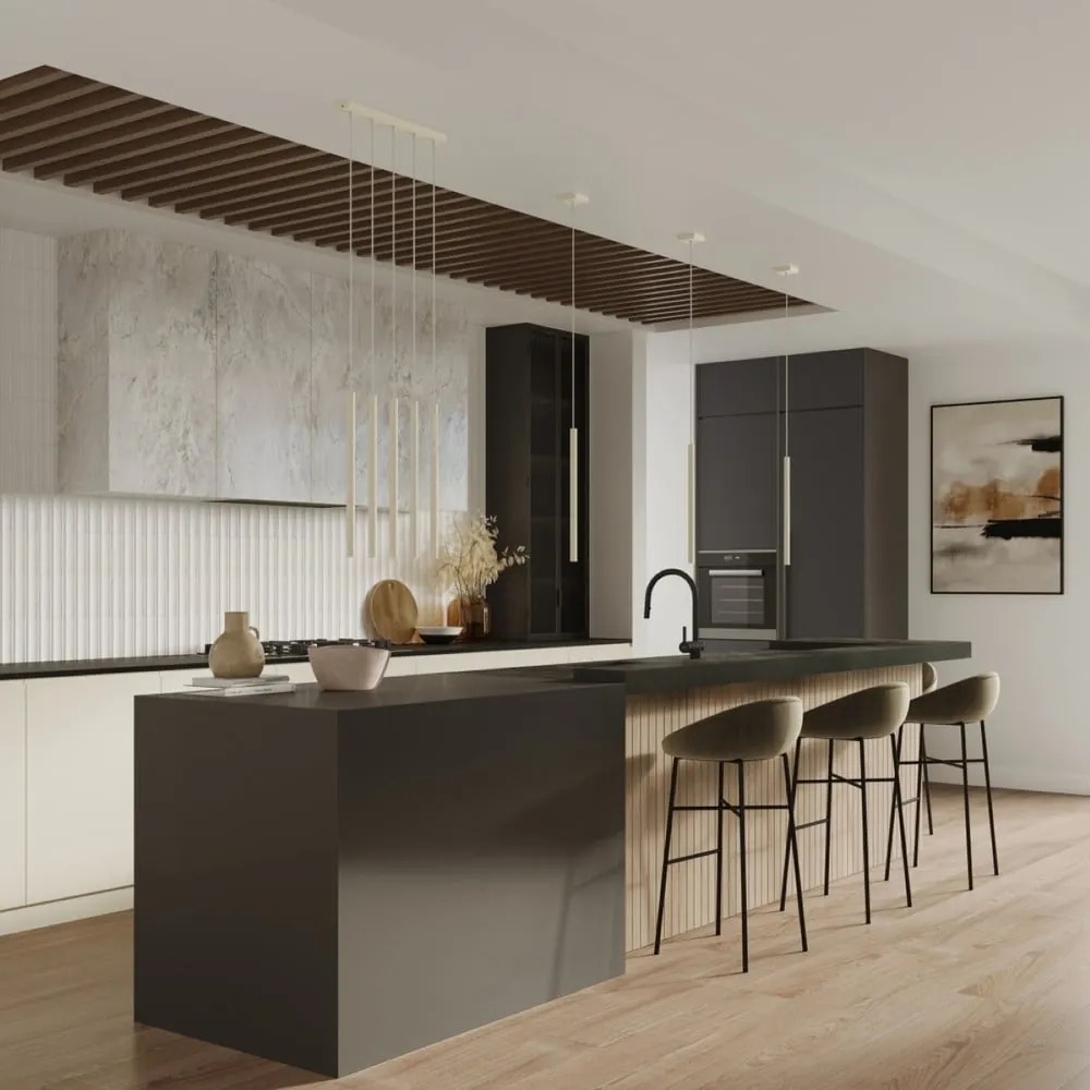 Krémszínű függőlámpa Fideus – Sollux