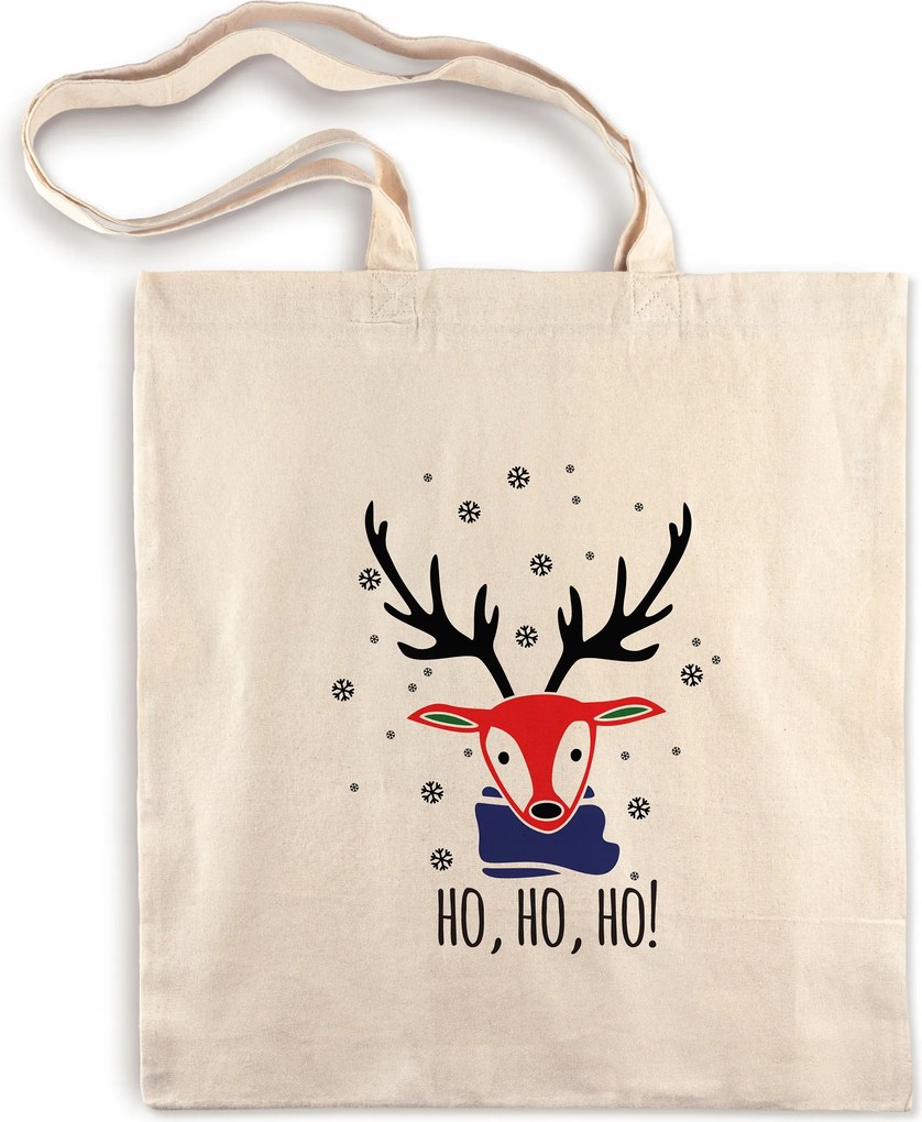 Karácsonyi Vásárlószatyor 38x42 cm Ecru 145g Ajándékcsomagoló Szatyor