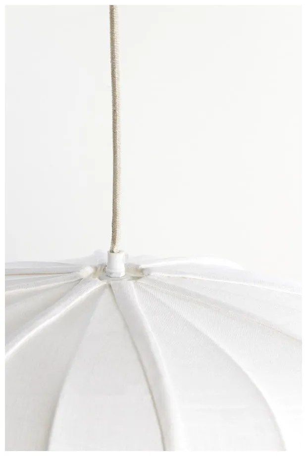 Krémszínű függőlámpa ø 49,5 cm Zubedo – Light &amp; Living