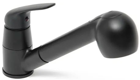 Ceramia S-Line Pro mosogató csaptelep kihúzható zuhannyal, 2 áram fekete matt SIKOBSLPRO283C