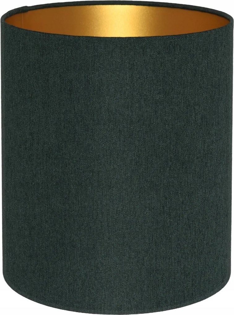 Lámpaernyő Álló Lámpa Függő Henger 13/15 cm E27 Fenyő Zöld Avola