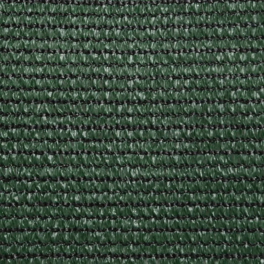 sötétzöld HDPE napvitorla 160 g/m² 4,5 x 4,5 x 4,5 m
