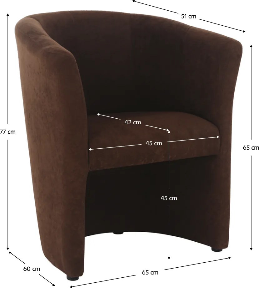 Klub fotel, barna, CUBA