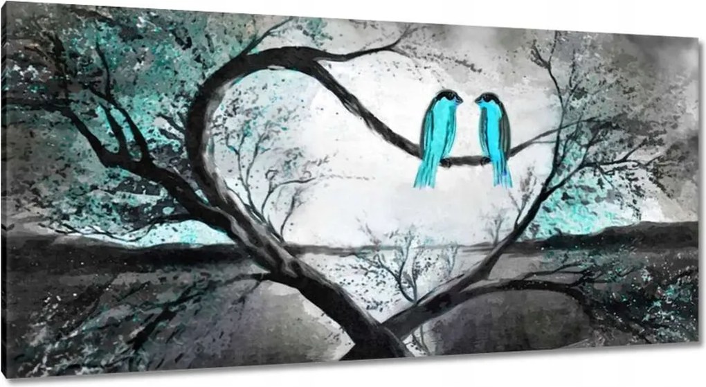 Vászonkép 115x55 Türkiz bűvölet Éjszaka