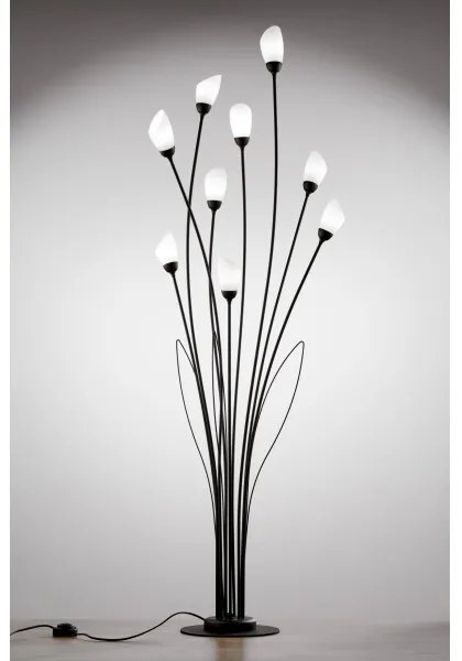 Jupiter 2058 - GLORIOSA állólámpa 9xG9/14W/230V fekete