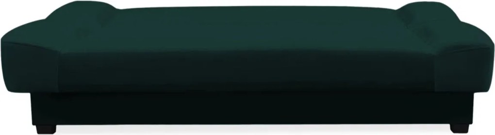 Ágyazható kanapé zöld színben, velúr kárpittal PIANO