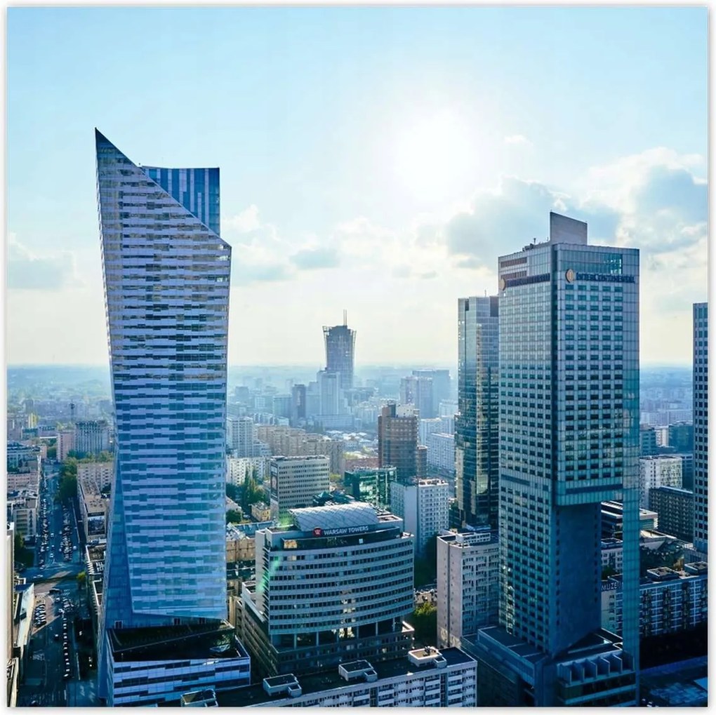 Poszterek 100x100 Varsó Főváros Lengyel