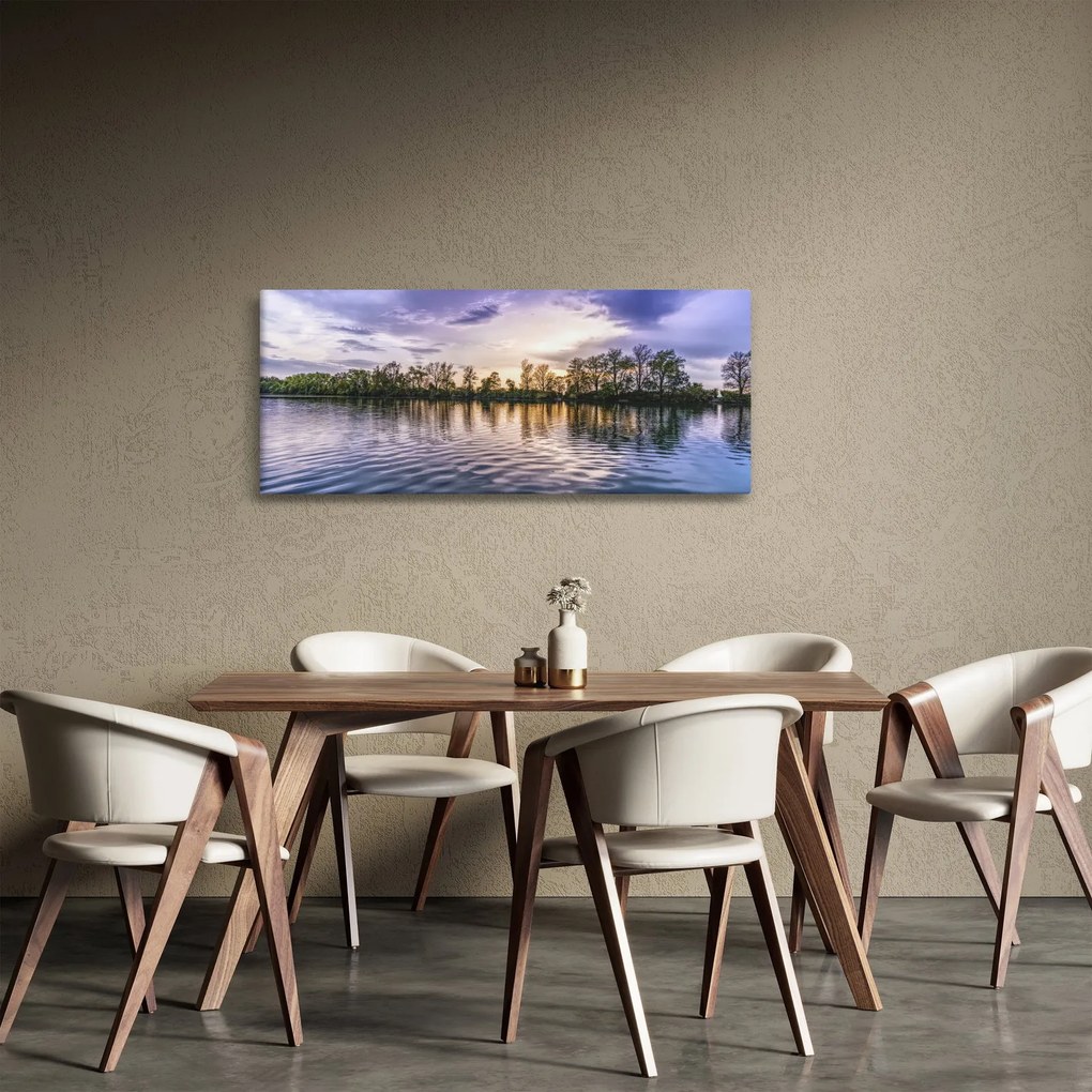 Tó képe (120x50 cm)