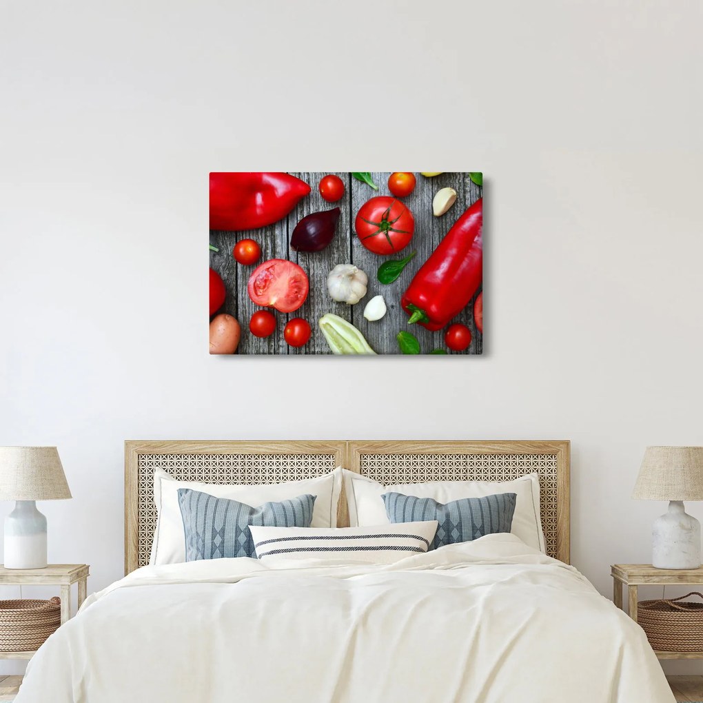 Zöldség képe (90x60 cm)