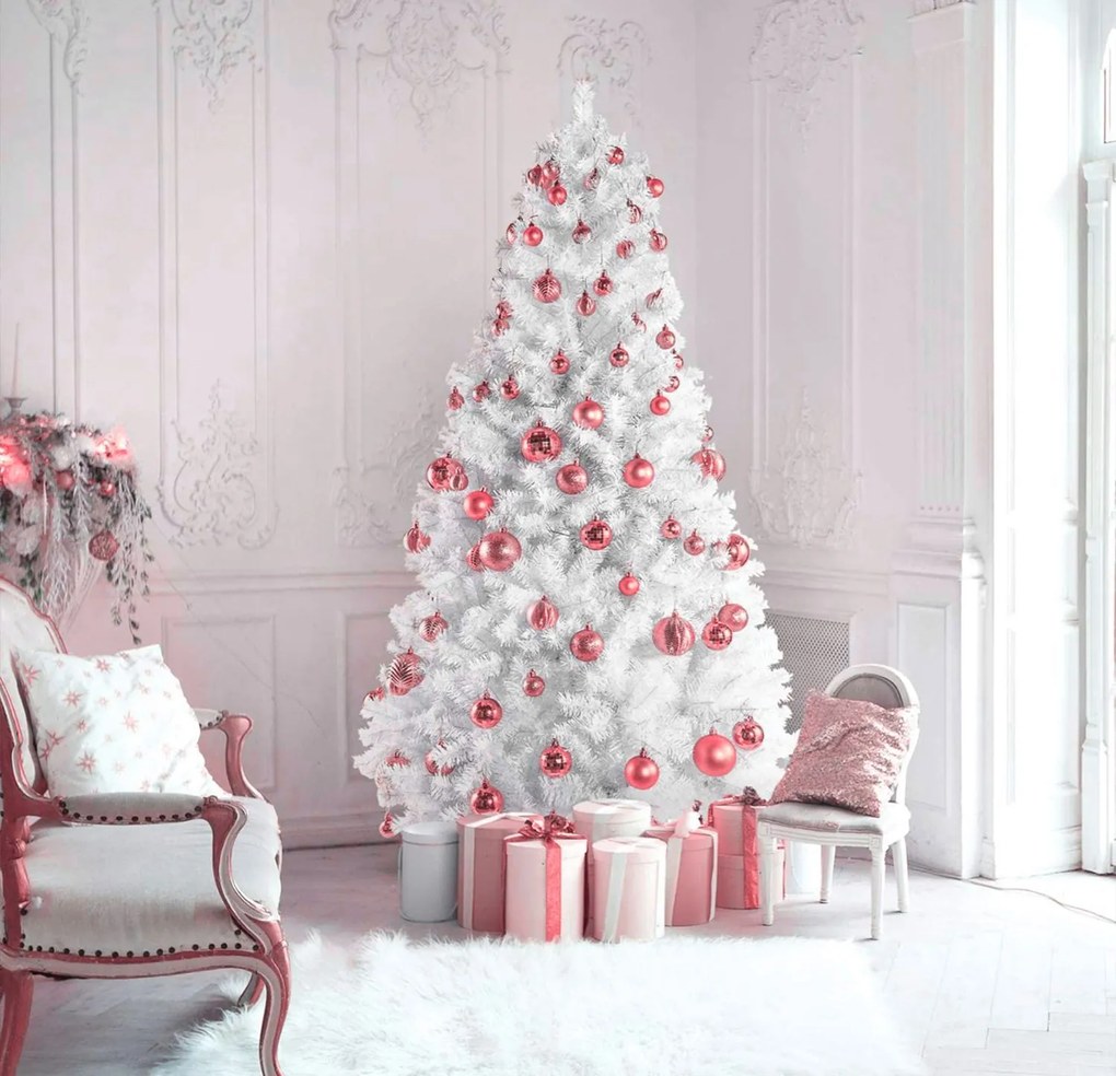 Tutumi, függő karácsonyfa díszek 36 db 311433, rózsaszín CHR-02000