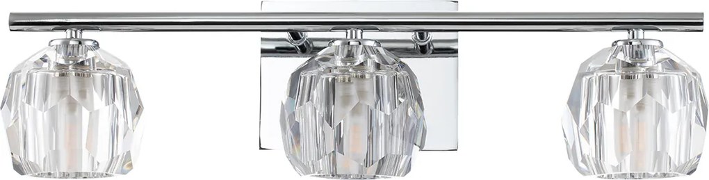 Quintiesse glamour fürdőszobai lámpa regalia csiszolt króm átlátszó elsqnregalia3pcbath IP44