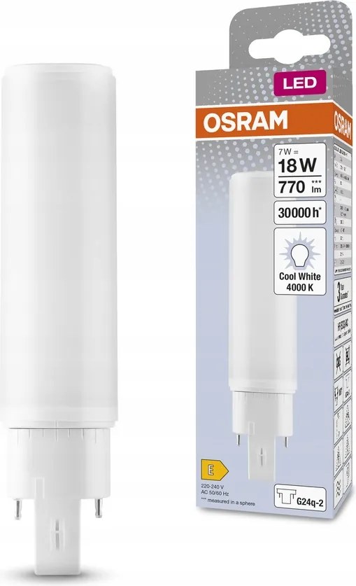G24Q-2 Led Izzó Dulux-de 7W 770lm 4000K Semleges fehér Osram