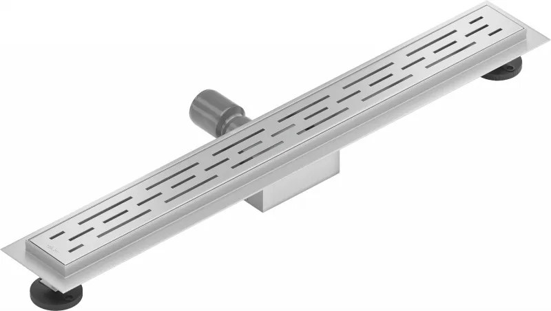 Mexen Lapos rozsdamentes acél zuhanyfolyó 70 cm minta M01, 1020070-15