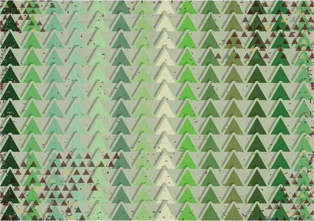 Fotótapéta Geometrikus vinil fák modern 368x254 nappaliba +ragasztó