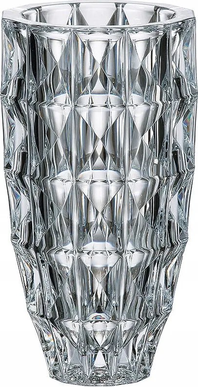 Bohemia Diamond Üvegváza Virágoknak 25,5 cm Modern Kristály Váza