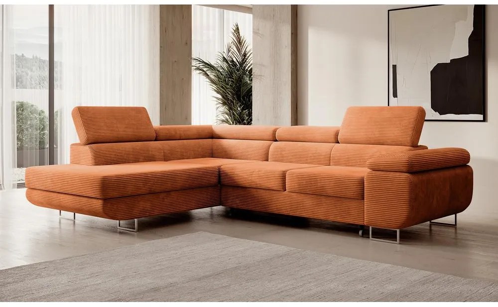 Sarokkanapé Stiletto (B) (réz + ezüst). Akció -15%. 1099700