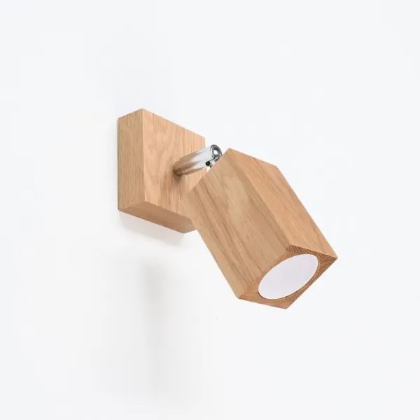 Sollux SL.1035 - Fali spotlámpa KEKE 1xGU10/40W/230V tölgy