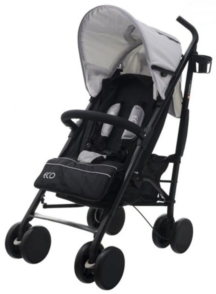 euro baby eco swiss design sport babakocsi - középszürke, k19