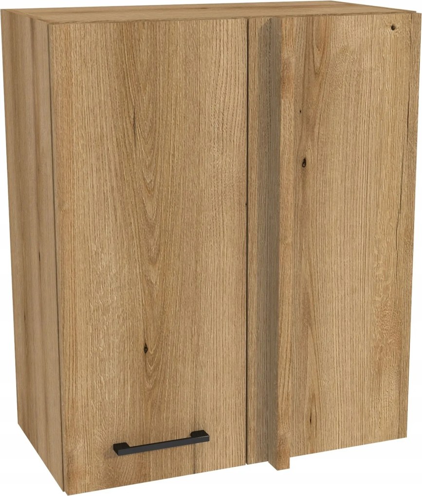 Konyhaszekrény felső sarok 65/72 Capri korpusz tölgy Evoke front tölgy Evoke