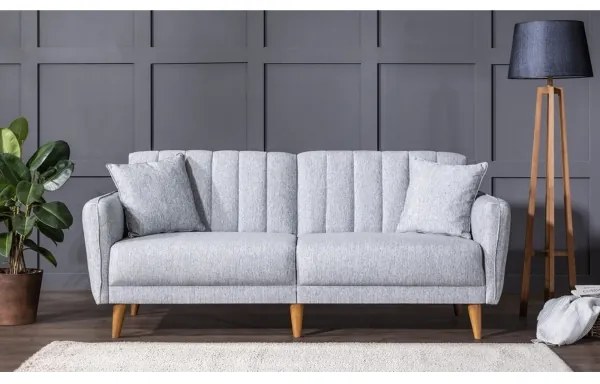 KITO szürke, kihúzható kétszemélyes kanapé