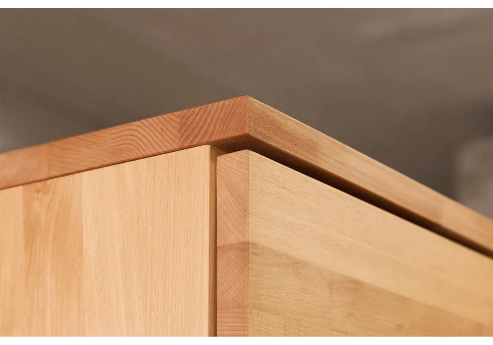 Bükkfa ruhásszekrény 90x206 cm Vento 2 - The Beds