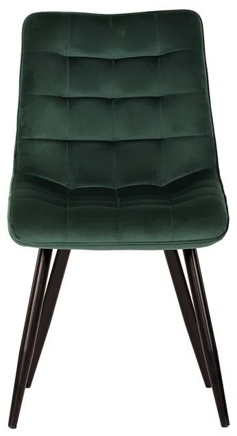 Modern zöld bársony étkezőszék – CT-384