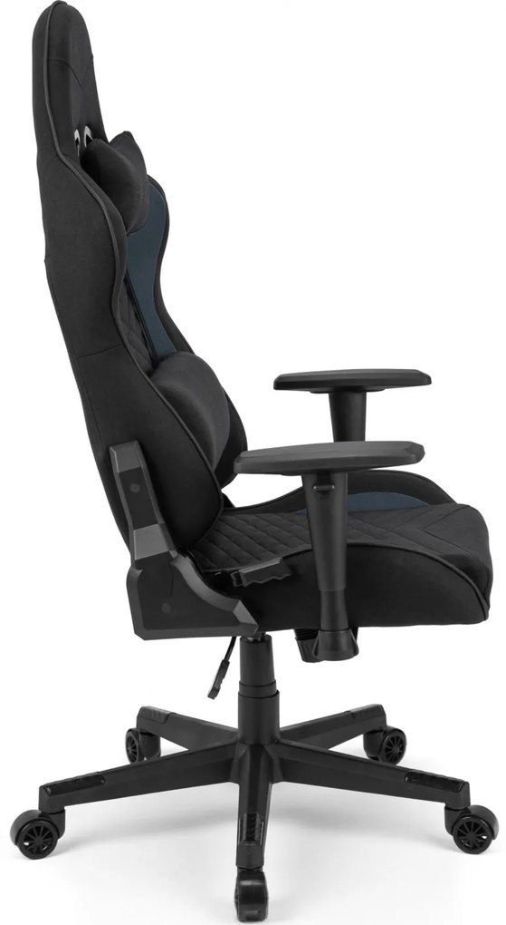 Gamer szék SENSE7 Spellcaster szövet fotel, fekete-kék.