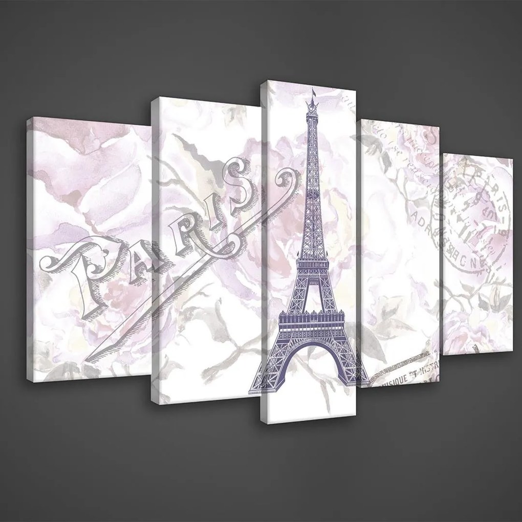 Vászonkép falikép város Párizs torony 100x60
