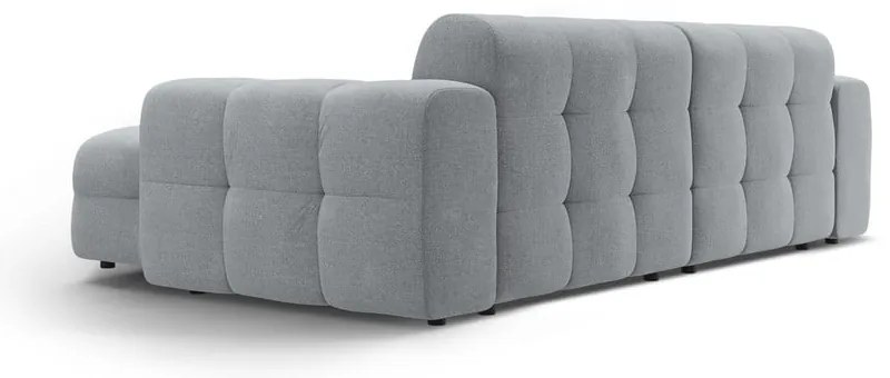 Szürke sarokkanapé (jobb oldali-heverő résszel) Kendal – Micadoni