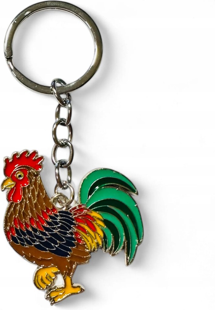 Kakas Kulcstartó medál nagy minőségű zománcozott